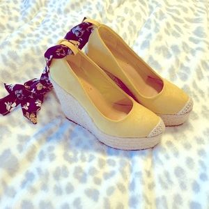Platform Espadrille Wedges